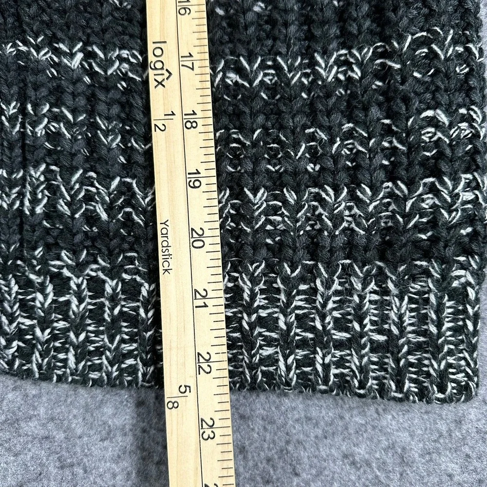 525‎ Womens Grey Ombre Shaker Knit Button Front Cardigan Sweater Small
